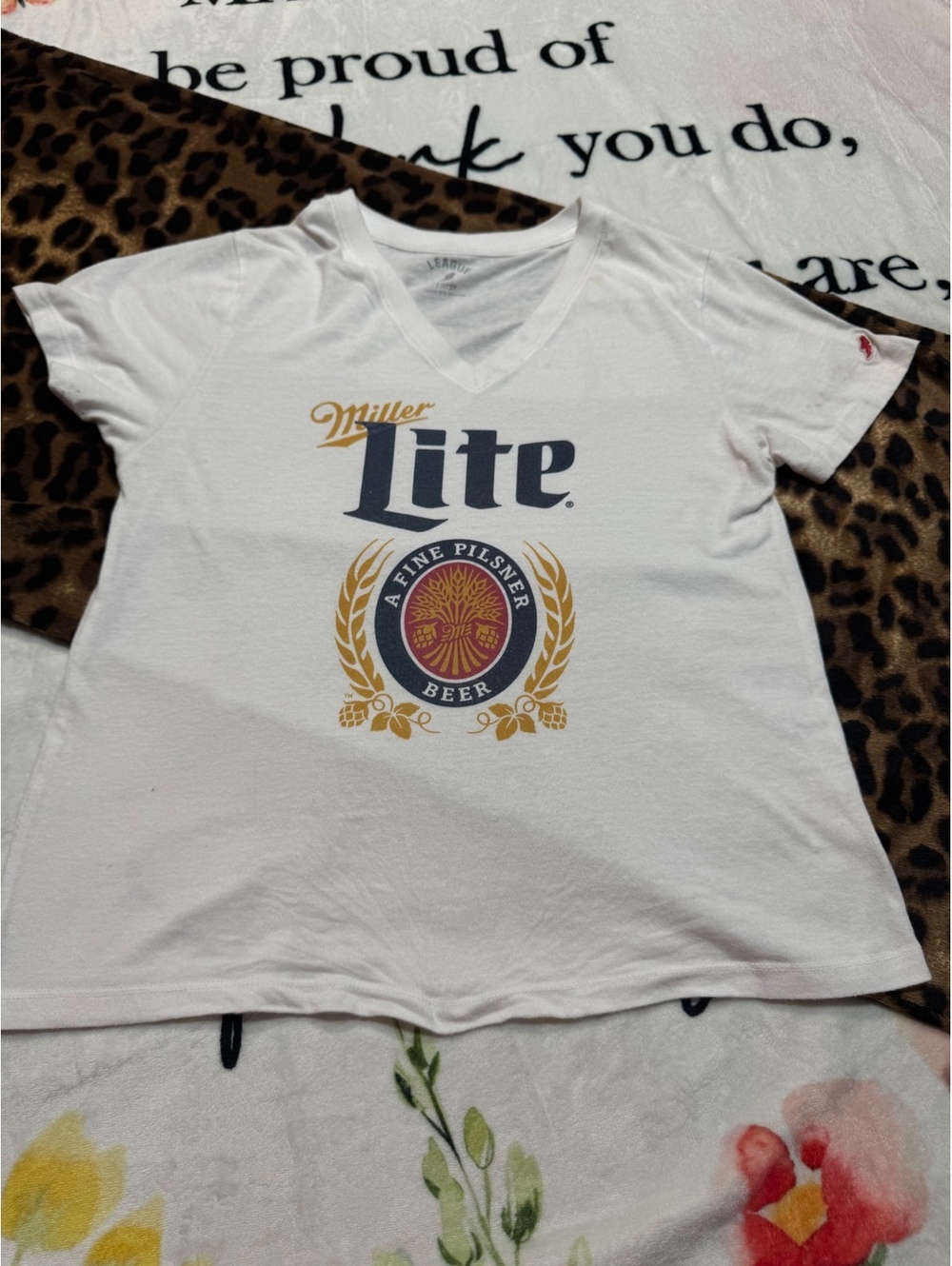 Miller Lite T-shirt,  Women’s Size Large